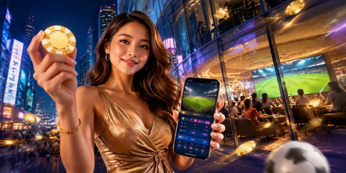 Peminat bola sepak menikmati taruhan di Kuala Lumpur bersama pl4yace